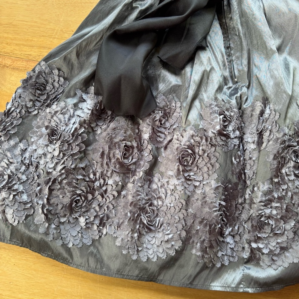 B Darlin Black and Gray Dress - Picture 6 of 10